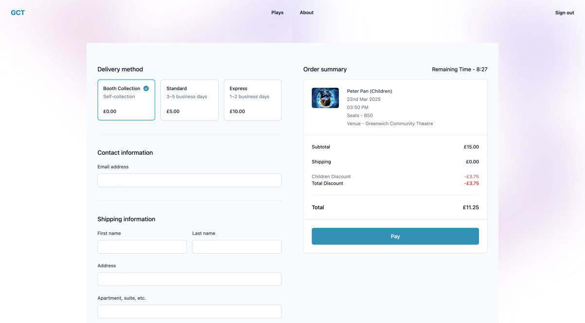 Theatre Booking Management System