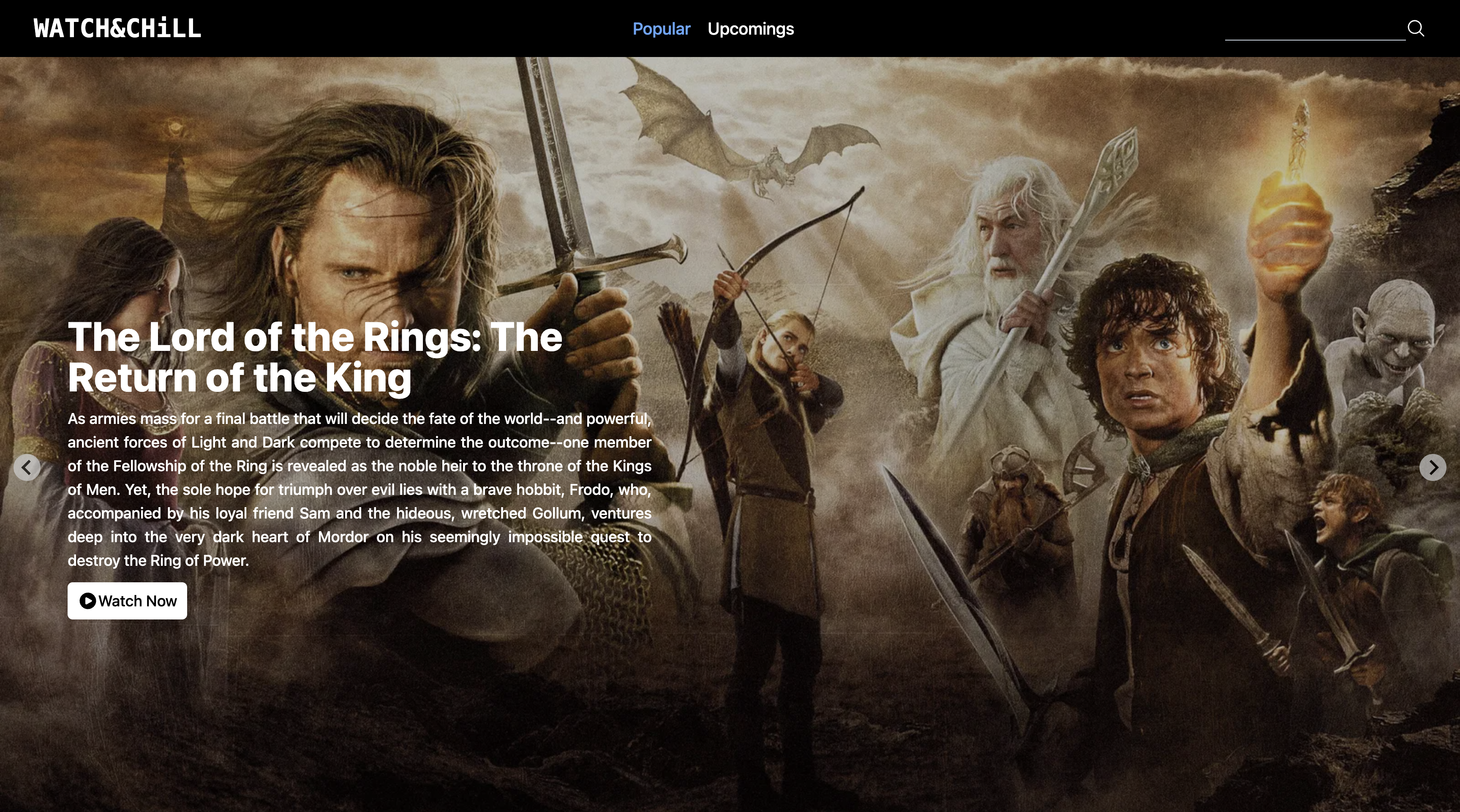 Movie App with IMDB API